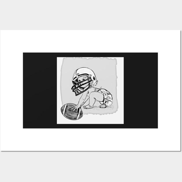 Football  baby Wall Art by mursart68